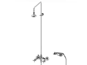 ITALICA 3284-33-90 - Wall-mounted shower panel with overhead shower by RUBINETTERIE STELLA - view 2